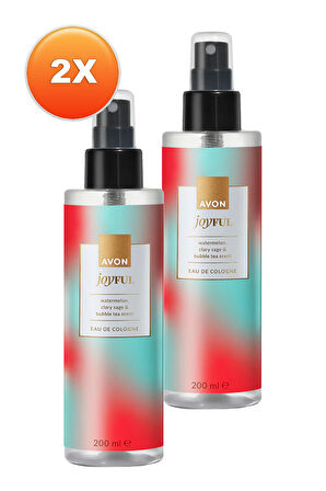 Joyful Kolonya Edc 200 Ml. İkili Set