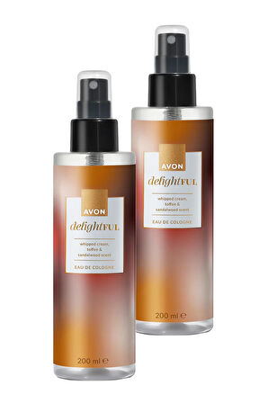 Delightful Toffee Kolonya Edc 200 Ml. İkili Set