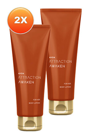 Attraction Awaken Kadın Vücut Losyonu 125 Ml. İkili Set