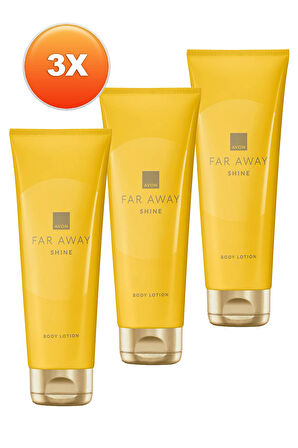 Far Away Shine Vücut Losyonu 125 Ml. Üçlü Set