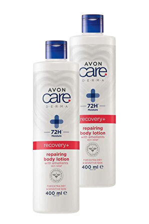 Care Derma Recovery+ Repairing Çok Kuru Ciltler için Vücut Losyonu 400 Ml. İkili Set