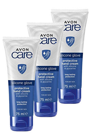 Care Silikon ve Gliserin İçeren El Kremi 75 Ml. Üçlü Set