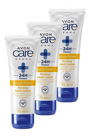 Care Derma Ekstra Sıkılaştırıcı El Kremi 75 Ml. Üçlü Set