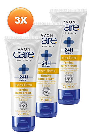 Care Derma Ekstra Sıkılaştırıcı El Kremi 75 Ml. Üçlü Set