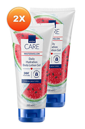 Care Watermelon Karpuz Kokulu Vücut Losyon Jeli 200 Ml. İkili Set