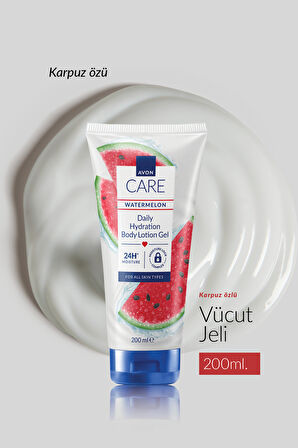 Care Watermelon Karpuz Kokulu Vücut Losyon Jeli 200 Ml. İkili Set