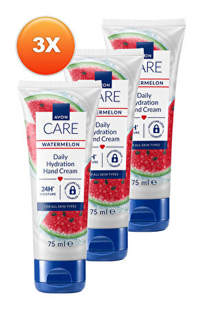 Care Watermelon Karpuz Kokulu El Kremi 75 Ml. Üçlü Set