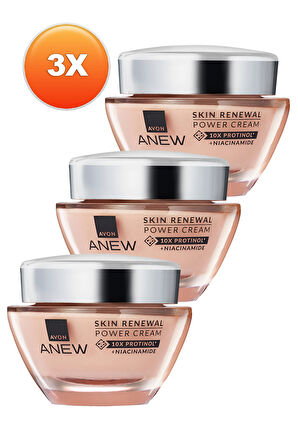 Anew Skin Renewal Power Krem 50 Ml. Üçlü Set