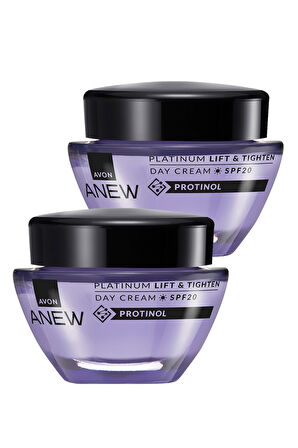 Anew Platinum Lift & Tighten Gündüz Kremi SPF20 50 Ml. İkili Set