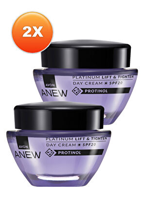 Anew Platinum Lift & Tighten Gündüz Kremi SPF20 50 Ml. İkili Set