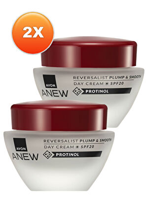 Anew Reversalist Plump & Smooth Gündüz Kremi SPF20 50 Ml. İkili Set