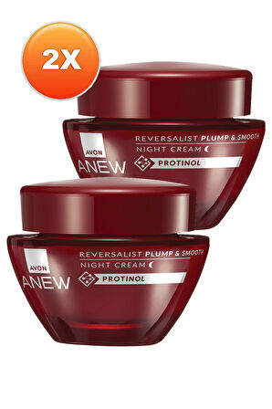 Anew Reversalist Plump & Smooth Gece Kremi 50 Ml. İkili Set