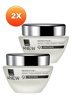 Anew Sensitive+ Çift Kollajen Krem 50 Ml. İkili Set