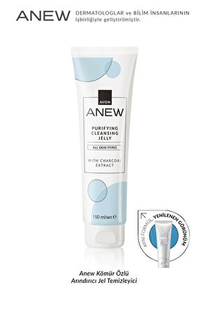 Anew Purifying Cleansing Jelly Kömür Özlü Arındırıcı Temizleyici Jel 150 Ml. Üçlü Set