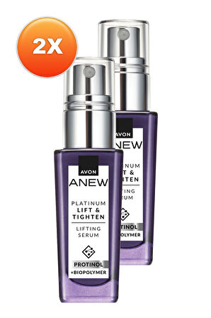 Anew Platinum Lift & Tighten Lifting Serum 30 Ml. İkili Set