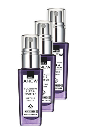 Anew Platinum Lift & Tighten Lifting Serum 30 Ml. Üçlü Set