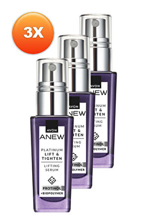 Anew Platinum Lift & Tighten Lifting Serum 30 Ml. Üçlü Set