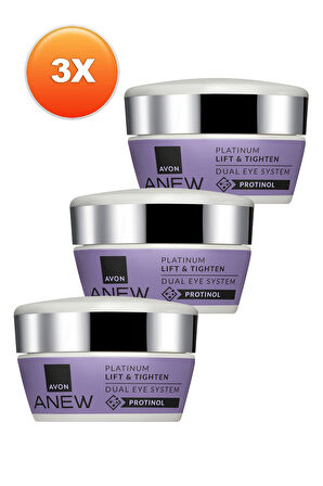 Anew Platinum Lift & Tighten Dual Eye System 20 Ml. Üçlü Set