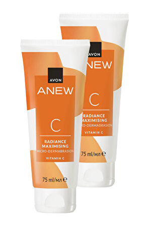 Anew Radiance Maximising Mikro Dermabrazyon C Vitamin Arındırıcı Scrub 75 Ml. İkili Set