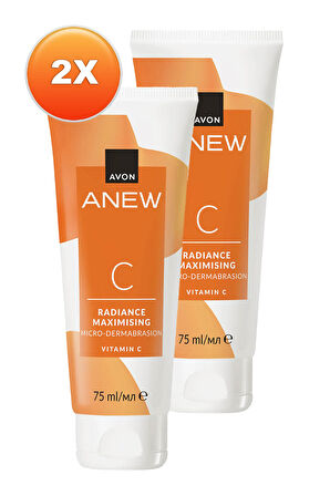 Anew Radiance Maximising Mikro Dermabrazyon C Vitamin Arındırıcı Scrub 75 Ml. İkili Set