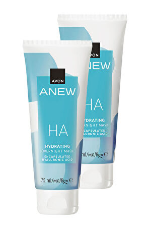 Anew Hyalüronik Asit İçeren Gece Maskesi 75 Ml. İkili Set