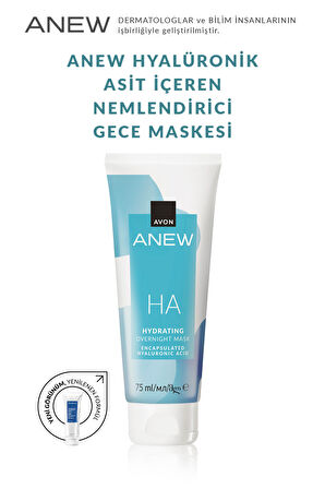 Anew Hyalüronik Asit İçeren Gece Maskesi 75 Ml. İkili Set