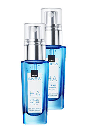 Anew Hyalüronik Asit İçeren Dolgun Görünüm Veren Serum 30 Ml. İkili Set