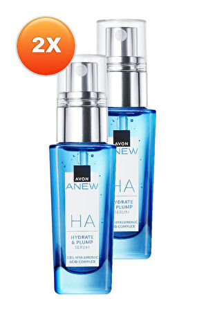 Anew Hyalüronik Asit İçeren Dolgun Görünüm Veren Serum 30 Ml. İkili Set