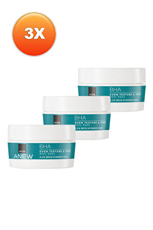 Anew BHA Cilt Tonu Görünümünü Düzgünleştiren Peeling Etkili Pedler 30 pcs. Üçlü Set