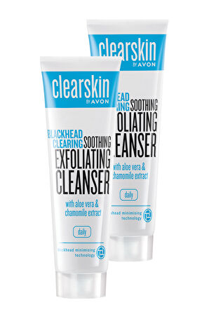 Clearskin Siyah Nokta Yatıştırıcı Peeling Temizleyici 100 Ml. İkili Set