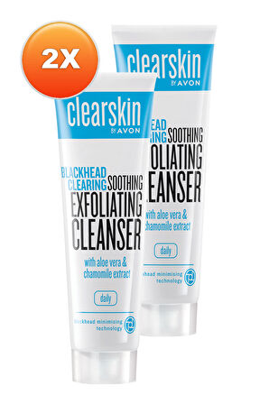 Clearskin Siyah Nokta Yatıştırıcı Peeling Temizleyici 100 Ml. İkili Set