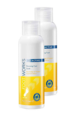 Foot Works Active Canlandırıcı Ayak Banyosu 100 Ml. İkili Set