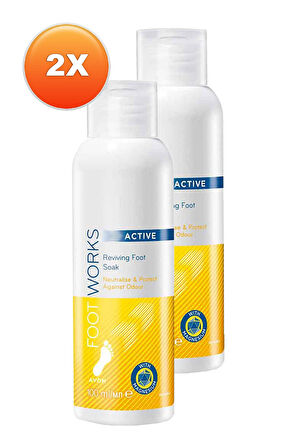 Foot Works Active Canlandırıcı Ayak Banyosu 100 Ml. İkili Set