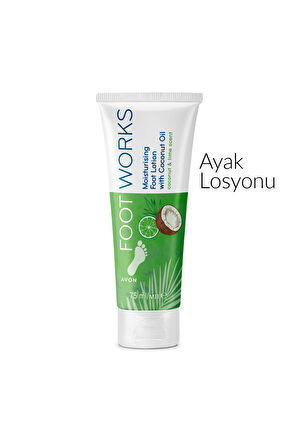 Footworks Hindistan Cevizi ve Misket Limonu Özlü Ayak Losyonu 75 Ml. Üçlü Set