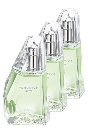 Perceive Dew Kadın Parfüm Edt 50 Ml. Üçlü Set