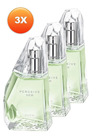 Perceive Dew Kadın Parfüm Edt 50 Ml. Üçlü Set