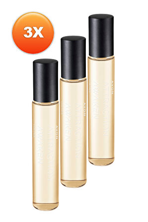 Attraction Awaken Kadın Parfüm Edp 10 Ml. Üçlü Set