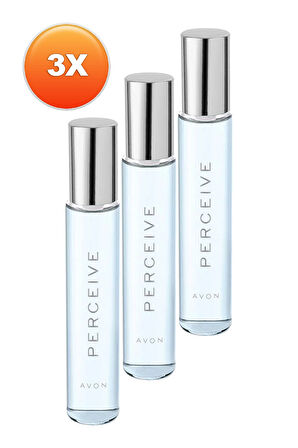 Perceive Kadın Parfüm Edp 10 Ml. Üçlü Set