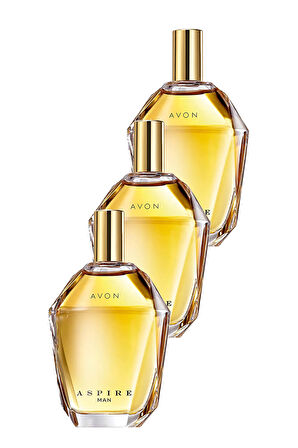 Aspire Erkek Parfüm Edt 75 Ml. Üçlü Set