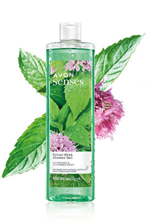 Senses Water Mint Nane ve Salatalık Kokulu Duş Jeli 500 Ml. İkili Set