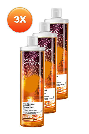 Senses Sun Kissed Sunsets Duş Jeli 500 Ml. Üçlü Set