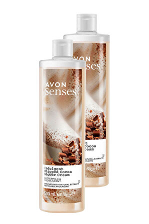 Senses Indulgent ButterMilk ve Kakao Özü İçeren Duş Kremi 500 Ml. İkili Set