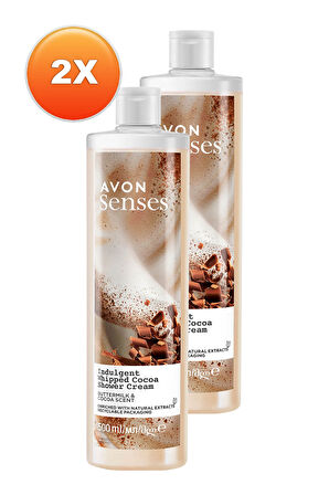 Senses Indulgent ButterMilk ve Kakao Özü İçeren Duş Kremi 500 Ml. İkili Set
