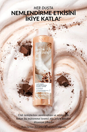 Senses Indulgent ButterMilk ve Kakao Özü İçeren Duş Kremi 500 Ml. İkili Set