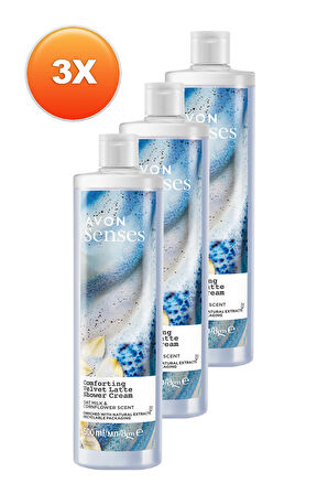 Senses Rahatlatıcı Yulaf Sütü ve Peygamber Çiçeği Duş Kremi 500 Ml. Üçlü Set