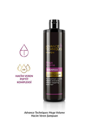 Advance Techniques Mega Volume Hacim Veren Şampuan 400 Ml. Üçlü Set