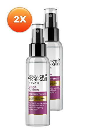 Advance Techniques Mega Volume Hacim Veren Saç Spreyi 100 Ml. İkili Set