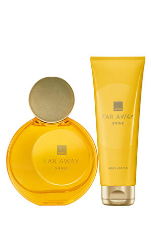 Far Away Shine Kadın Parfüm ve Vücut Losyonu Paketi