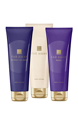 Far Away Klasik Rebel ve Beyond The Moon Vücut Losyonu Paketi
