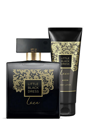 Little Black Dress Lace Kadın Parfüm ve Vücut Losyounu Paketi